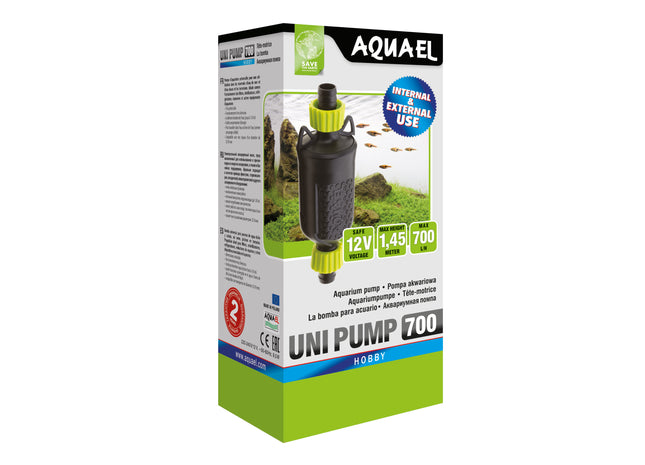 Aquael Unipumpe 700 - leistungsstarke Pumpe für Aquarien mit 700 l/h Förderleistung