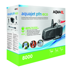 Aquael Aqua Jet PFN 8000 Eco - Teichpumpe, schwarz