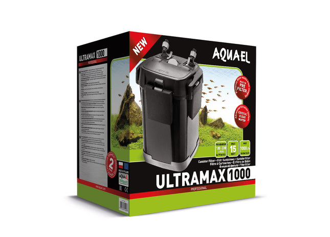 Aquael - Filter Ultramax 1000 l/h - Effizienter Aquariumfilter für sauberes Wasser