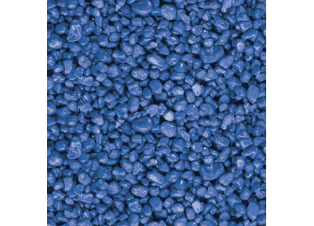 Blauer Kies für eine farbenfrohe Aquariumdekoration - 1 kg