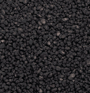 Schwarzer Aquarienkies für natürliche Dekoration, 1 kg