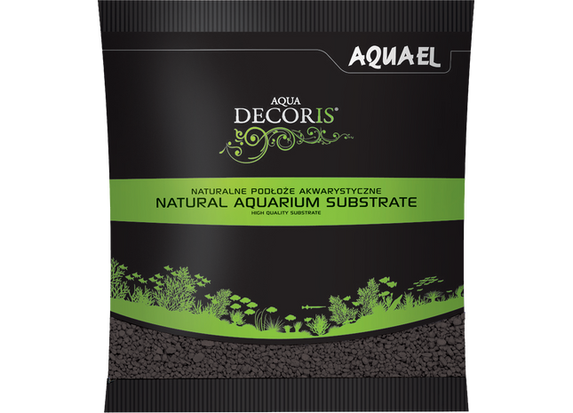 Schwarzer Aquarienkies für natürliche Dekoration, 1 kg