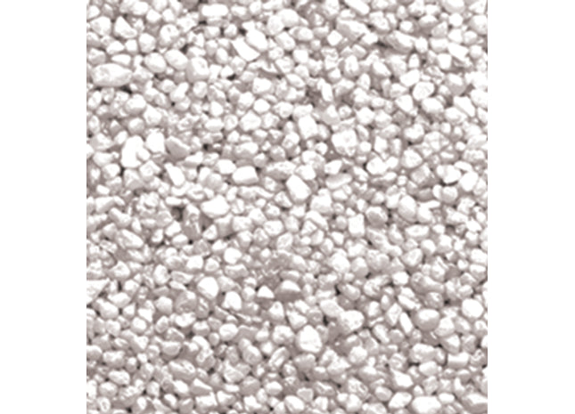 Weisser Kies für eine natürliche Aquariumdekoration