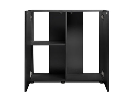 Aquael Schrank OptiSet in elegantem Schwarz für Aquarien
