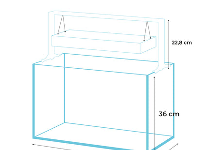 Aquael Ultrascape Schnee Set - realistisches Dekorationsset für Aquarien und Terrarien