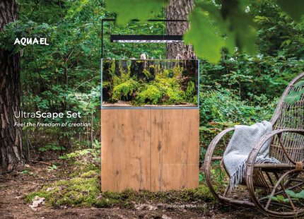 Aquael Ultrascape Schnee Set - realistisches Dekorationsset für Aquarien und Terrarien