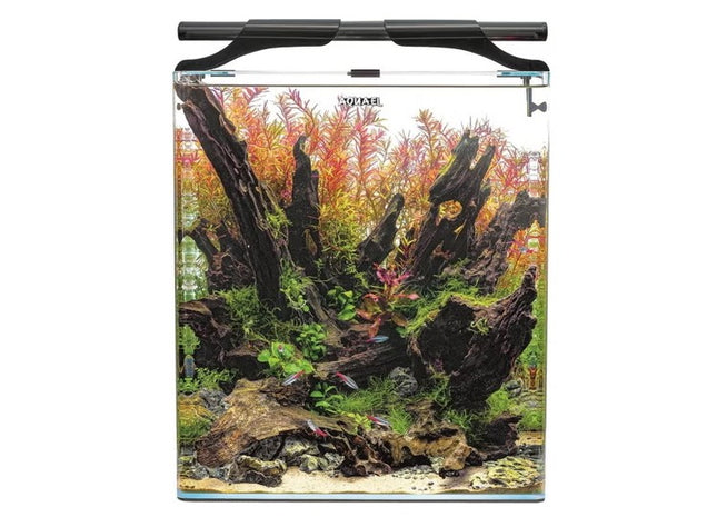 Aquael Aquarium Optibent Black - Nanoaquarium 39x39x45cm schwarz