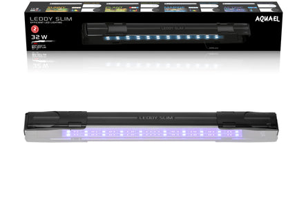 Aquael Leddy Slim Actinic Schwarz 20: Hochwertige Aquariumbeleuchtung für lebendige Korallen
