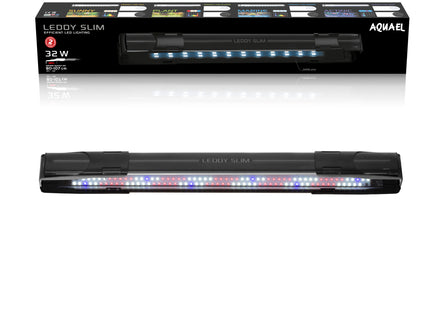 Aquael Leddy Slim Pflanze in elegantem Schwarz, 20 cm Höhe