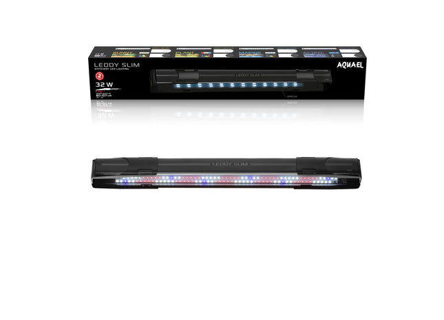 Aquael Leddy Slim Pflanze in elegantem Schwarz, 20 cm Höhe