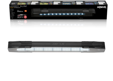 Aquael Leddy Slim Sunny Schwarz 20 - Moderne Aquariumbeleuchtung für ein sonniges Ambiente