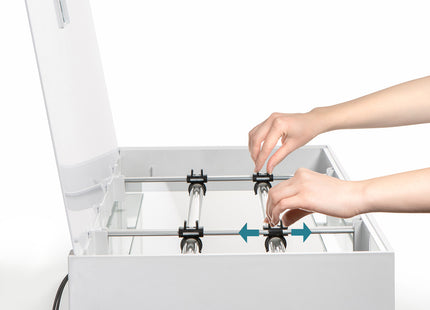 Aquarium-Set in Weiss, 20 Liter, von Aquael