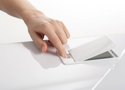 Aquarium-Set in Weiss, 20 Liter, von Aquael