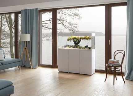 Aquarium-Set in Weiss, 20 Liter, von Aquael