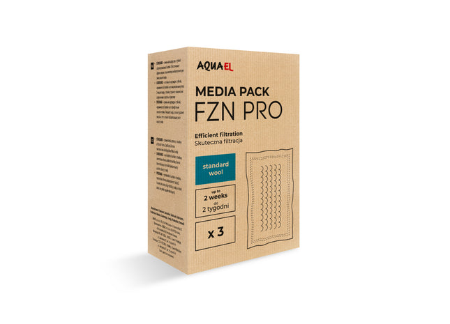 Aquael Versamax Media Pack FZN Pro Standard, 3 Stk. - Ersatzfiltermedien für Aquarienfilter