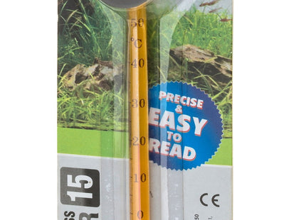 Zuverlässiges gelbes Aquael Thermometer für Aquarien