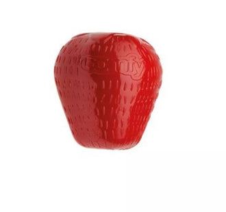 Rote Snacky-Erdbeer-Spielzeug für zufriedene Haustiere
