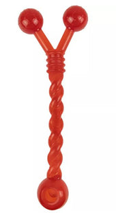 Aquael Comfy Toy Strong Dog Twister 30 cm - strapazierfähiges Hundespielzeug in blauer Farbe mit Twister-Design