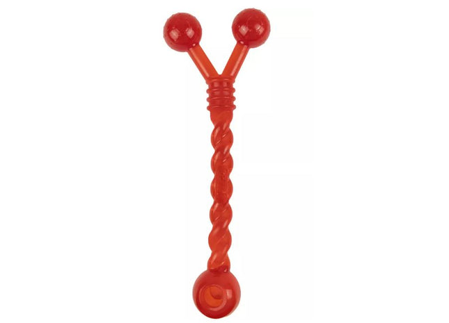 Aquael Comfy Toy Strong Dog Twister 30 cm - strapazierfähiges Hundespielzeug in blauer Farbe mit Twister-Design