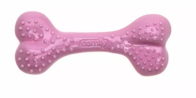 Aquael Comfy Toy Dental Bone in Mint Rosa für gesundes Kauen