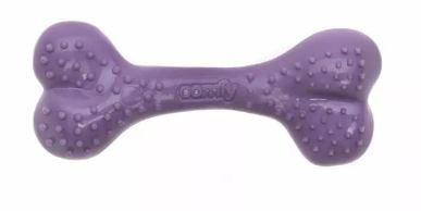 Aquael Comfy Toy Dental Bone in Mint-Lila für gesunde Zähne und starkes Kauvergnügen