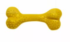 Aquael Comfy Toy Dental Bone in Gelb - Zahnpflege und Spielspass für Ihren Hund