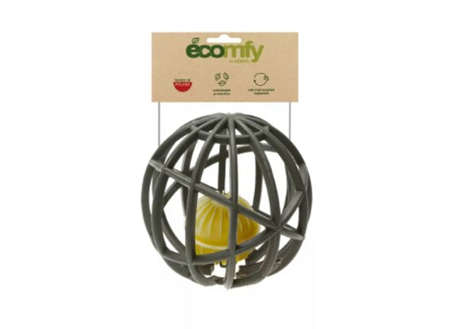 Aquael - Ecomfy Toy Suprise Ball Eco Bell, 7,5 cm - nachhaltiges Spielzeug für Katzen