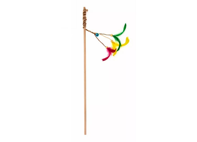 Aquael Ecomfy Toy Gaia Rod Features, 50 cm - hochwertiges Spielzeug für Katzen mit einer Länge von 50 cm