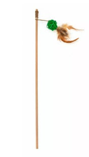 Aquael Ecomfy Toy Gaia Rod Rattan, 50 cm - hochwertiges Spielzeug für Katzen aus Rattan, 50 cm Länge