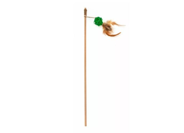 Aquael Ecomfy Toy Gaia Rod Rattan, 50 cm - hochwertiges Spielzeug für Katzen aus Rattan, 50 cm Länge