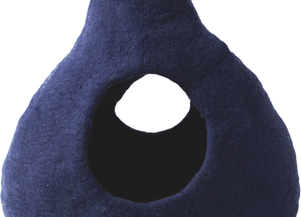 Handgefertigte Navy-Höhle für Katzen mit einzigartigem Design