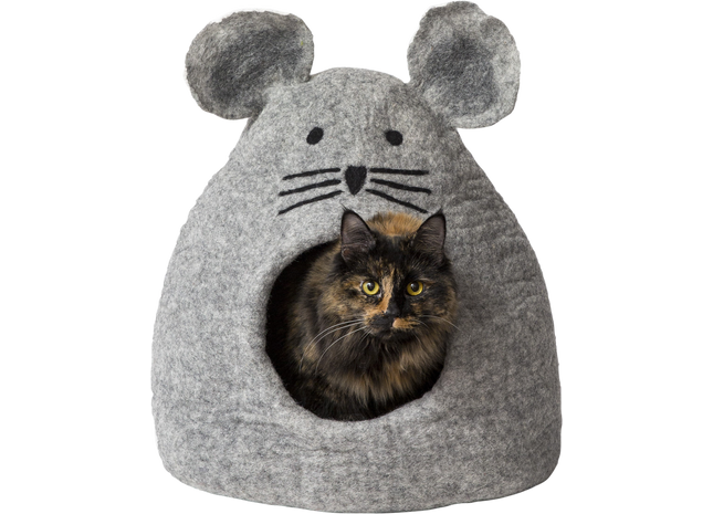 Mausspielzeug in Grau für stundenlangen Spielspass