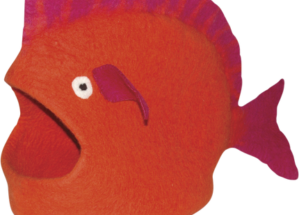 Lebendiger Fisch in leuchtendem Orange für deine Aquarienlandschaft