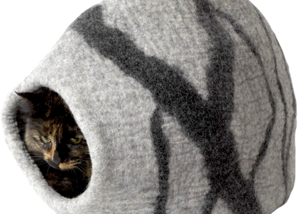 Hellgrauer Flussstein für natürliche Dekoration