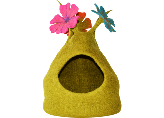 Grünes Bouquet in Dharma-Karma-Höhle