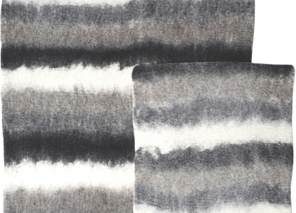 Schwarze Yoga-Matte mit Ombre-Effekt für mehr Stil und Komfort