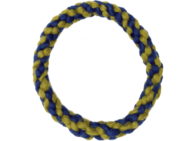 Navygrüner Seilring mit Dharma-Karma-DDKC-Design