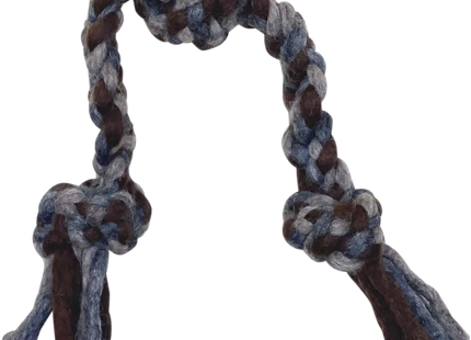 Handgefertigtes geknotetes Seil in Naturgrau - perfekt für natürliche Dekorationen