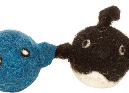 Handgefertigte blaue und schwarze Ohrringe im Set, perfekt für jeden Anlass