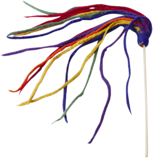 Bunter Engel-Anhänger aus Draht für spirituelle Schmuckliebhaber