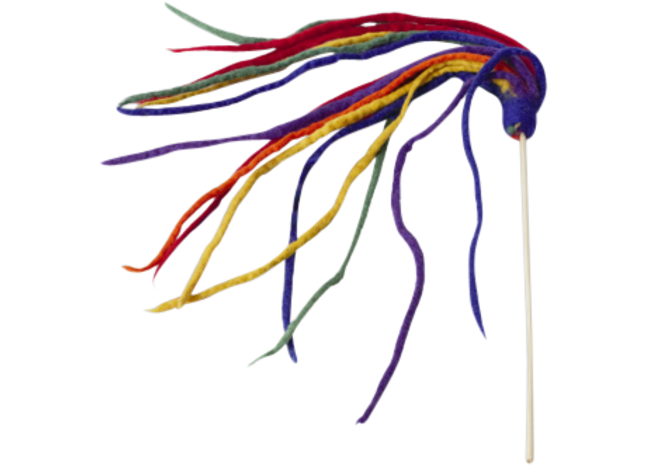 Bunter Engel-Anhänger aus Draht für spirituelle Schmuckliebhaber