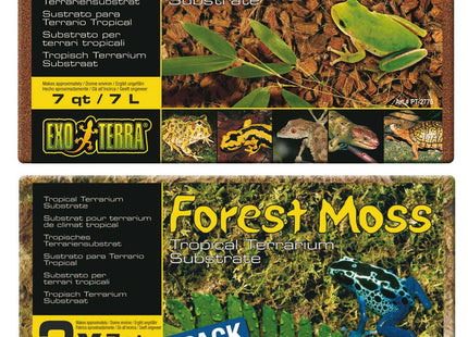 Terrariensubstrat Forest Moss 2x7l - Purrfect Pets™ 