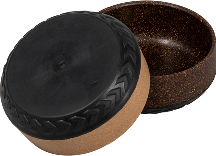 Rutschfester Bambusnapf in Braun für stilvolles Fressen - Bon Appétit für dein Haustier!