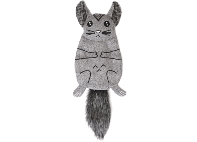 Jack and Vanilla - JV Revive Toys Chinchilla Plüschtier in Grau - 33 cm
