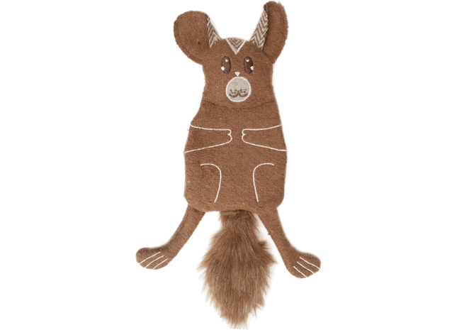 Jack and Vanilla - JV Revive Toys Springmaus - 34 cm Plüschspielzeug für Katzen in Form einer Maus