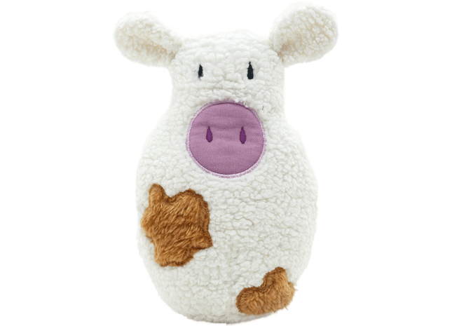 Jack and Vanilla - JV Revive Toys Mama Kuh - M 22 cm Plüschspielzeug für Hunde mit natürlichen Materialien und langlebiger Qualität