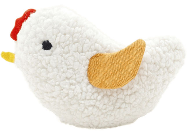 Jack and Vanilla - JV Revive Toys Küken - S 16, 5 cm - Spielzeug Küken in natürlichen Farben, ideal für kleine Hunde