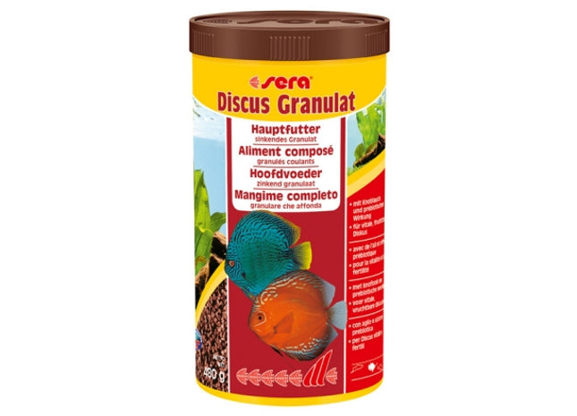 Sera Discus Granulat Nature - hochwertiges Fischfutter für Diskusfische