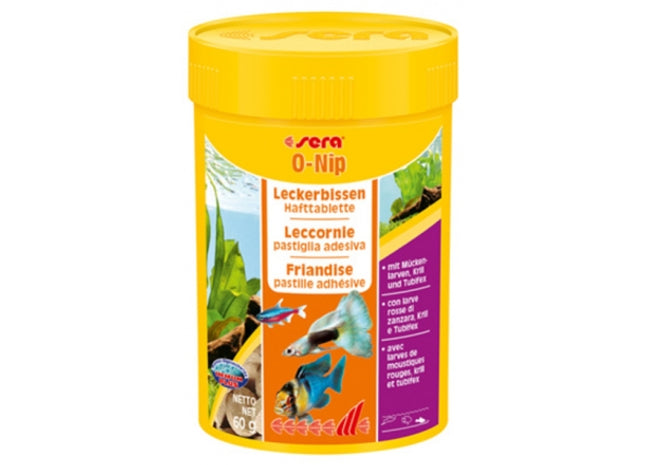 Sera O-Nip Nature Fischfutter 100 Tabletten 60 g