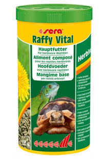 Sera Raffy Vital für Landschildkröten und herbivore Reptilien, Nature, 1 L / 190 g
